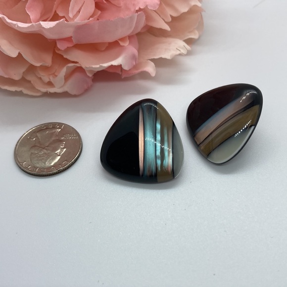 Vintage 80’s Golden Girl earrings - Picture 3 of 3